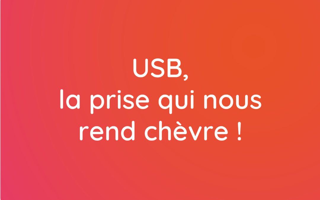 L’USB, la prise qui nous rend chèvre