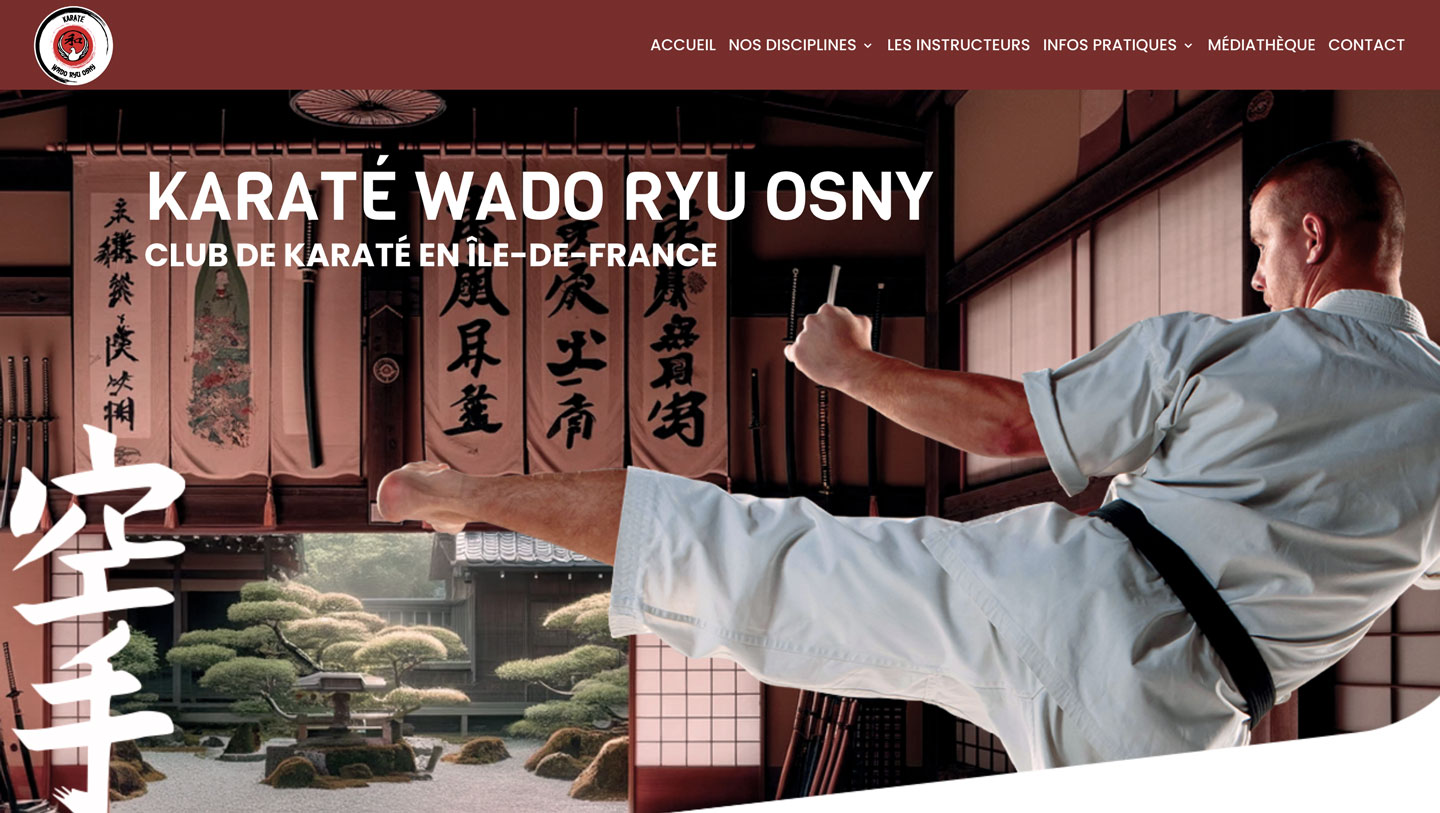 Karaté Wado Ryu Osny - refonte du site